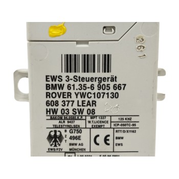 Recambio de centralita inmovilizador para bmw x5 (e53) 4.4 v8 32v cat (m62) referencia OEM IAM 61356905667  