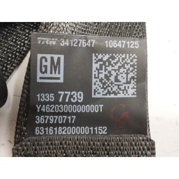 Recambio de cinturon seguridad trasero izquierdo para opel adam 1.4 16v referencia OEM IAM 13357729 367970717 