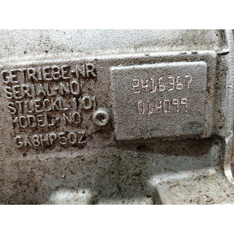 DESPIECE CAJA CAMBIOS 9487622 290