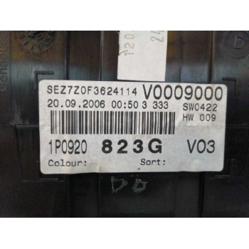 Recambio de cuadro instrumentos para seat leon (1p1) 1.9 tdi referencia OEM IAM 1P0920823G 110080280027 A2C53029654