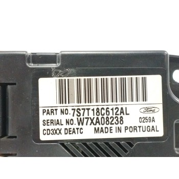 Recambio de mando climatizador para ford mondeo ber. (ca2) 1.8 tdci cat referencia OEM IAM 7S7T18C612AL  