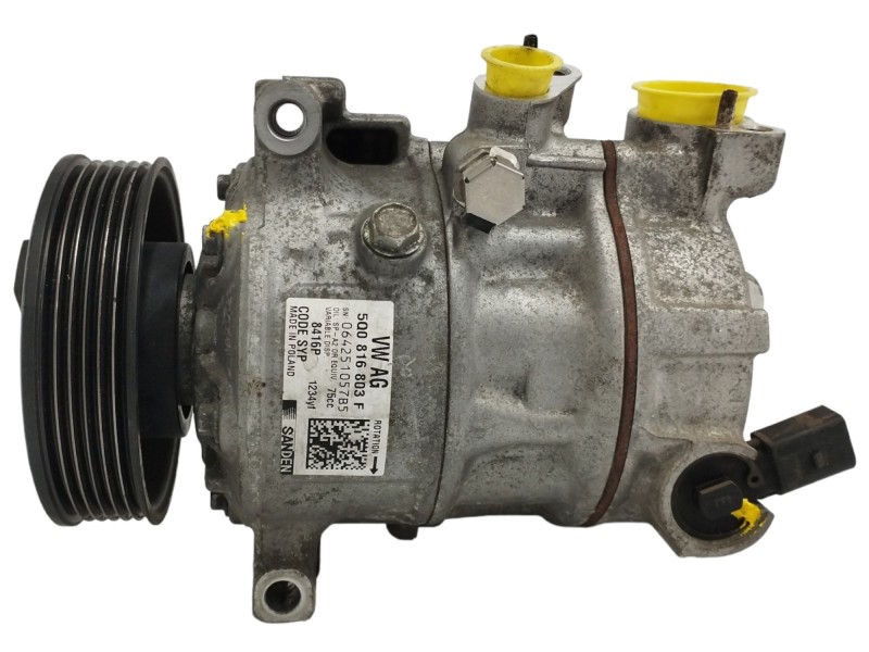 Recambio de compresor aire acondicionado para skoda fabia combi 1.0 mpi referencia OEM IAM 5Q0816803F  