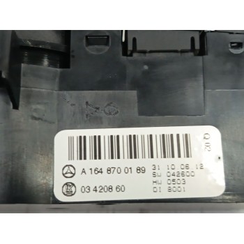 Recambio de mando climatizador para mercedes-benz clase gl (x164) gl 320 cdi 4-matic (164.822) referencia OEM IAM A1648700189  