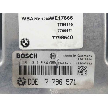 Recambio de centralita motor uce para bmw x3 (e83) 2.0 d referencia OEM IAM 7796571 0281011564 