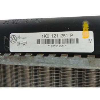 Recambio de radiador agua para seat altea (5p1) 1.6 referencia OEM IAM 1K0121251P  