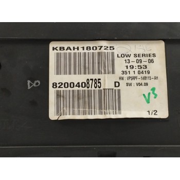 Recambio de cuadro instrumentos para renault megane ii familiar 1.5 dci diesel referencia OEM IAM 8200408785  