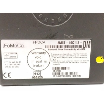 Recambio de modulo electronico para ford mondeo ber. (ca2) 1.8 tdci cat referencia OEM IAM 8M5T19C112DM BLUETOOTH 