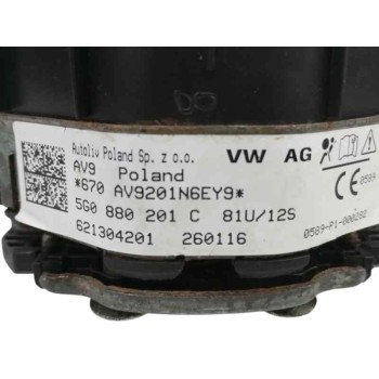 Recambio de airbag delantero izquierdo para volkswagen vw golf vii (5g1, bq1, be1, be2) 2.0 tdi referencia OEM IAM 5G0880201C  