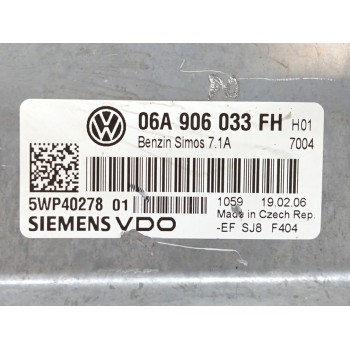 Recambio de centralita motor uce para seat altea (5p1) 1.6 referencia OEM IAM 06A906033FH 5WP40278 