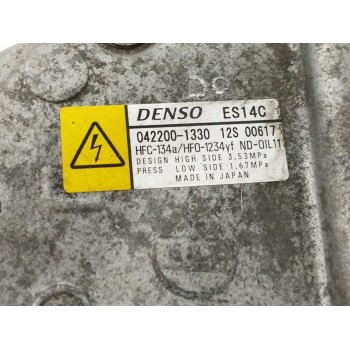 Recambio de compresor aire acondicionado para toyota auris touring sports (e18) 1.8 16v cat (híbrido) referencia OEM IAM 0422001