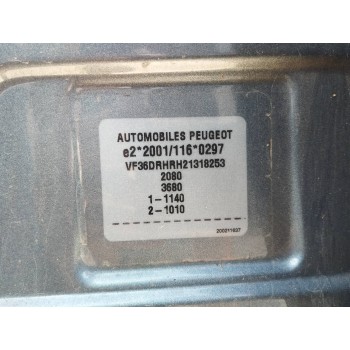Recambio de carroceria corte para peugeot 407 2.0 16v hdi cat (rhr / dw10bted4) referencia OEM IAM   