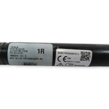 Recambio de pretensor airbag derecho para tesla model 3 (5yj3) ev referencia OEM IAM 1090324C1C  