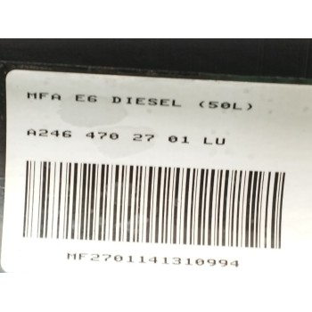 Recambio de deposito combustible para mercedes-benz clase b (w246) 1.5 cdi cat referencia OEM IAM A2464702701  