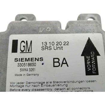 Recambio de centralita airbag para opel vectra c berlina elegance referencia OEM IAM 13102022 330518650 