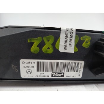 Recambio de resistencia calefaccion para mercedes-benz clase gl (x164) gl 320 cdi 4-matic (164.822) referencia OEM IAM A25183056