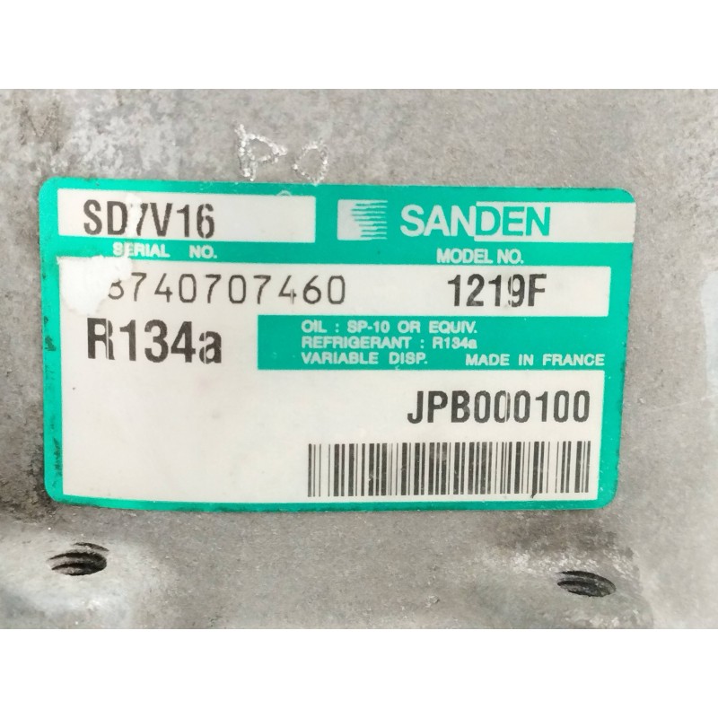 COMPRESOR AIRE ACONDICIONADO 1219F R134A