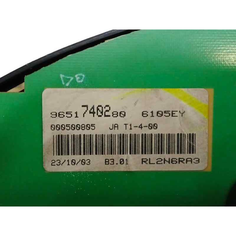 CUADRO INSTRUMENTOS 6105EY