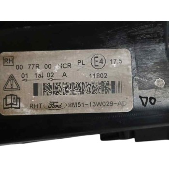 Recambio de faro derecho para ford focus lim. (cb4) 1.8 tdci turbodiesel cat referencia OEM IAM 8M5113W029AD 0077R00HCR 