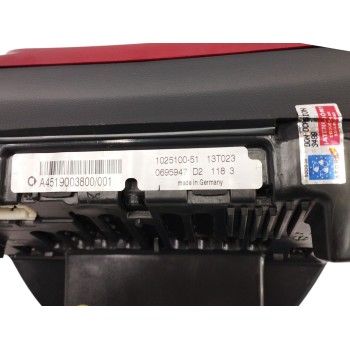 Recambio de cuadro instrumentos para smart fortwo coupe 451 micro hybrid drive 1.0 referencia OEM IAM A4519003800 102510051 