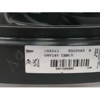 Recambio de electroventilador para peugeot 208 1.6 blue-hdi fap referencia OEM IAM 9801666680  