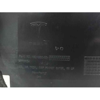 Recambio de guarnecido puerta trasera izquierda para tesla model 3 (5yj3) ev referencia OEM IAM 162189200A  