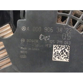Recambio de alternador para mercedes-benz clase b (w246) 1.5 cdi cat referencia OEM IAM A0009063822 0125711043 
