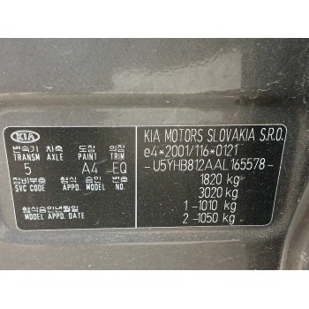Recambio de carroceria corte para kia cee´d 1.6 cat referencia OEM IAM   