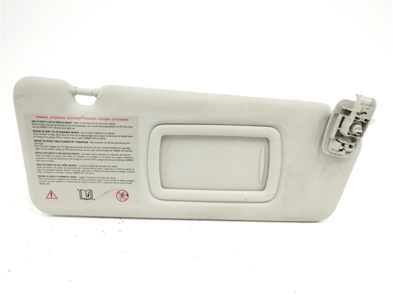 Recambio de parasol derecho para renault megane iii berlina 5 p dynamique referencia OEM IAM BDK95  