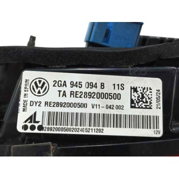 Recambio de piloto trasero derecho interior para volkswagen t-roc (a11, d11) 2.0 tdi scr referencia OEM IAM 2GA945094B  