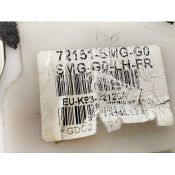 Recambio de cerradura puerta delantera izquierda para honda civic berlina 5 (fk) 1.8 vtec cat referencia OEM IAM 72151SMGG0  