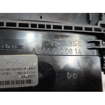 Recambio de consola central para mercedes-benz clase gl (x164) gl 320 cdi 4-matic (164.822) referencia OEM IAM A1646800814 A1648