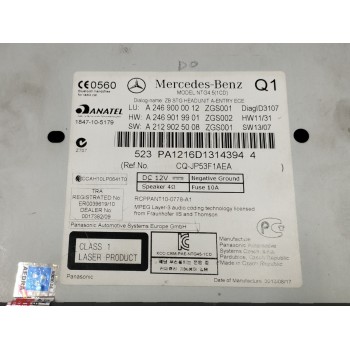 Recambio de sistema navegacion gps para mercedes-benz clase a (w176) a 200 blueefficiency (176.043) referencia OEM IAM A24690000