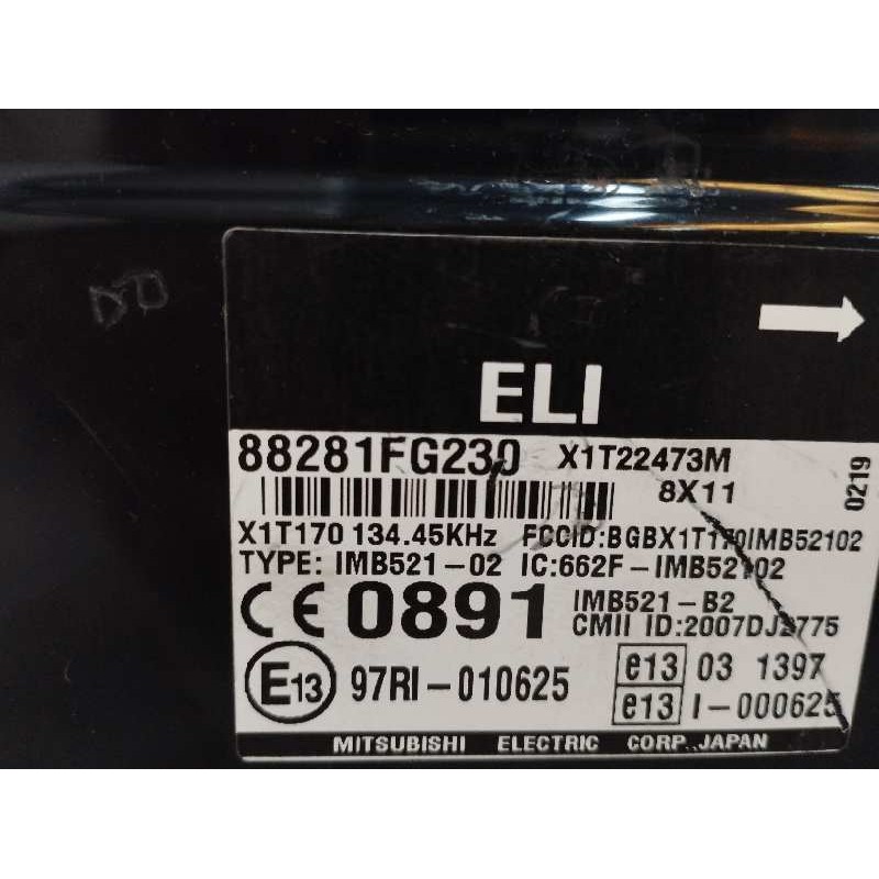 MODULO ELECTRONICO X1T22473M
