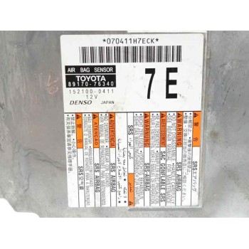Recambio de centralita airbag para lexus ux(za10) (2018) 2.0 hibrido referencia OEM IAM 8917076340 1521000411 