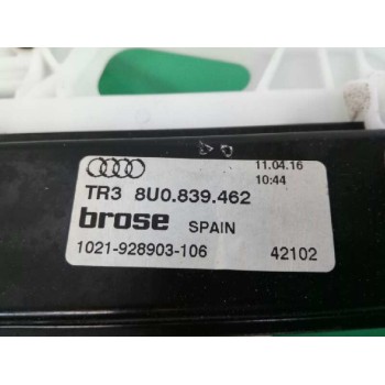 Recambio de elevalunas trasero derecho para audi q3 (8ug) 2.0 16v tdi referencia OEM IAM 8U0839462 8K0959812A 
