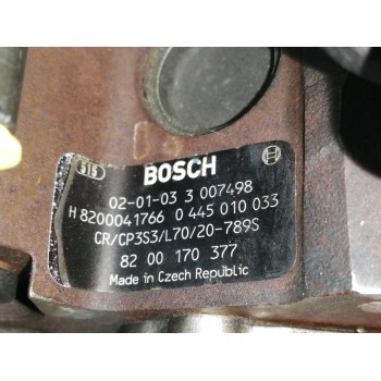 Recambio de bomba inyeccion para renault laguna ii (bg0) 2.2 dci turbodiesel referencia OEM IAM 8200041766  