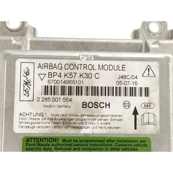 Recambio de centralita airbag para mazda 3 berlina (bk) 1.6 cd diesel cat referencia OEM IAM BP4K57K30C 0285001554 