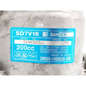 Recambio de compresor aire acondicionado para mazda 3 berlina (bk) 1.6 cd diesel cat referencia OEM IAM 3M5H19D629SB SD7V16 