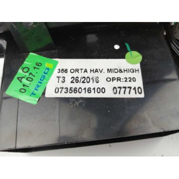 Recambio de rejilla aireadora para fiat tipo sedán (356_, 357_) 1.4 (356sxa1b) referencia OEM IAM 735601610 DELANTERA CENTRAL 07