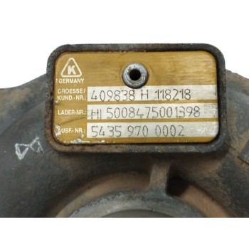 Recambio de turbocompresor para nissan almera (n16/e) 1.5 dci turbodiesel cat referencia OEM IAM 409838H118218 5435970002 HL5008