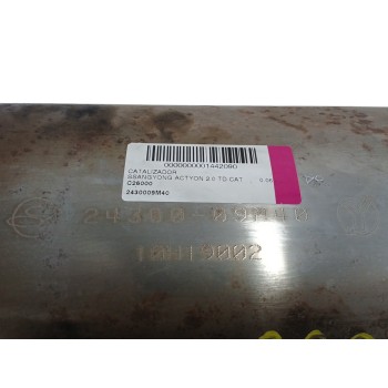 Recambio de catalizador para ssangyong actyon i 2.0 xdi referencia OEM IAM 2430009M40  
