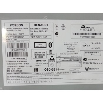 Recambio de sistema audio / radio cd para renault kadjar 1.6 dci diesel fap energy referencia OEM IAM 281159646R  