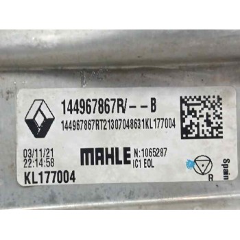 Recambio de intercooler para renault express furgoneta/monovolumen 1.5 blue dci 95 (f6ab) referencia OEM IAM 144967867R  