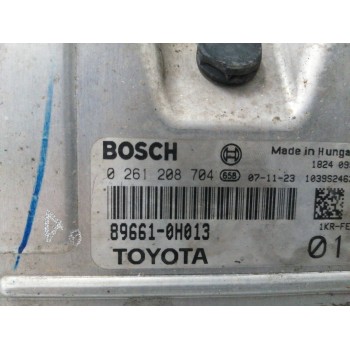 Recambio de centralita motor uce para peugeot 107 1.0 cat (384f) referencia OEM IAM 896610H013 0261208704 