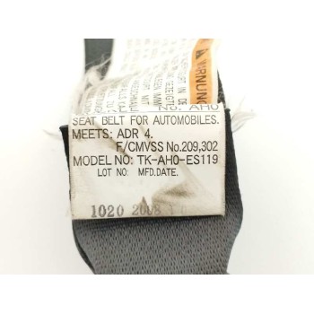 Recambio de cinturon seguridad trasero central para subaru impreza hatchback (gr, gh, g3) 2.0 d awd referencia OEM IAM TKAH0ES11