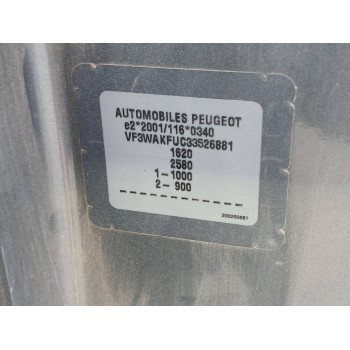 Recambio de carroceria corte para peugeot 207 1.4 16v cat (kfu / et3j4) referencia OEM IAM   