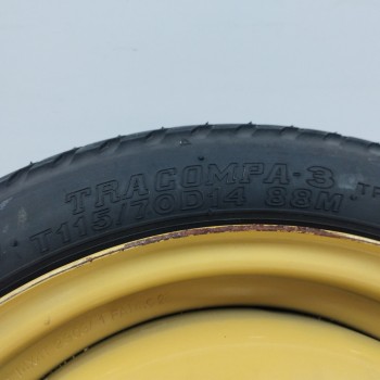 Recambio de neumatico repuesto para toyota yaris 1.3 16v cat referencia OEM IAM  14X4T 4H 4X100