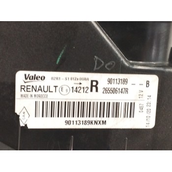 Recambio de piloto trasero derecho para dacia sandero 1.0 tce cat referencia OEM IAM 265506147R 90113189 
