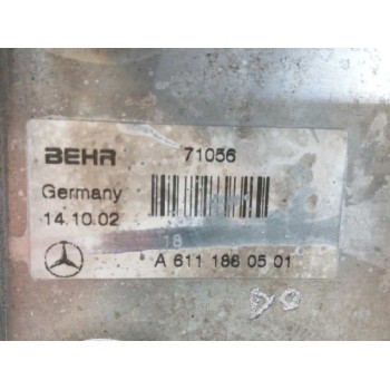 Recambio de enfriador aceite motor para mercedes-benz clase c coupé (cl203) c 220 cdi (203.706) referencia OEM IAM A6111880501  