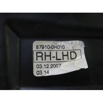 Recambio de retrovisor derecho para peugeot 107 1.0 cat (384f) referencia OEM IAM 879100H010 MANUAL 